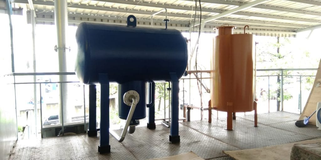 Exspantion tank oil heater