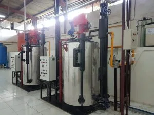 vertical steam boiler