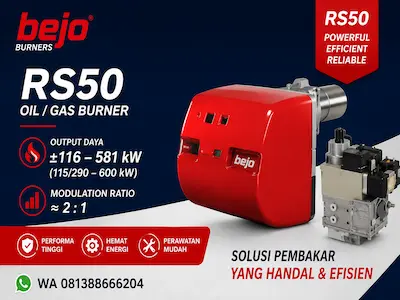 BEJO BURNER RS50 - PANAS 600KW