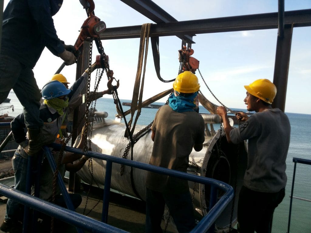 service coile tube boiler