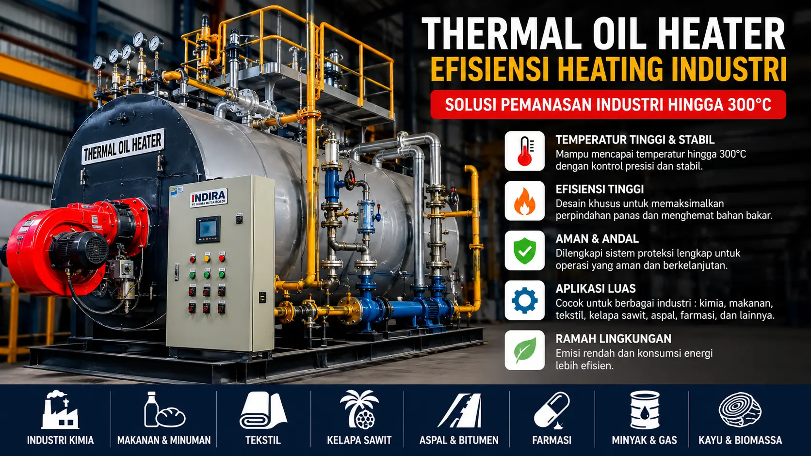 Thermal Oil Heater Efisiensi Heating Industri Aman dan Andal