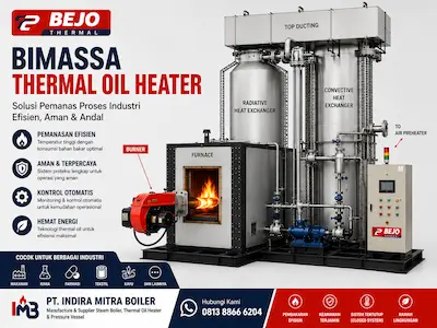 BIOMASS THERMAL OIL HEATER PT INDIRA MITRA BOILER
