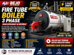 BEJO FIRE TUBE STEAM BOILER 1-10TON