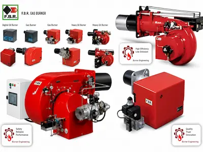 Burner FBR gas dan oil burner untuk boiler industri