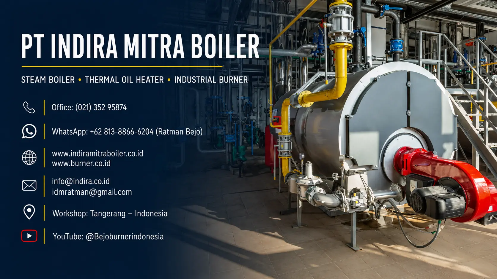 Hot Water Boiler Supply and Service oleh PT Indira Mitra Boiler
