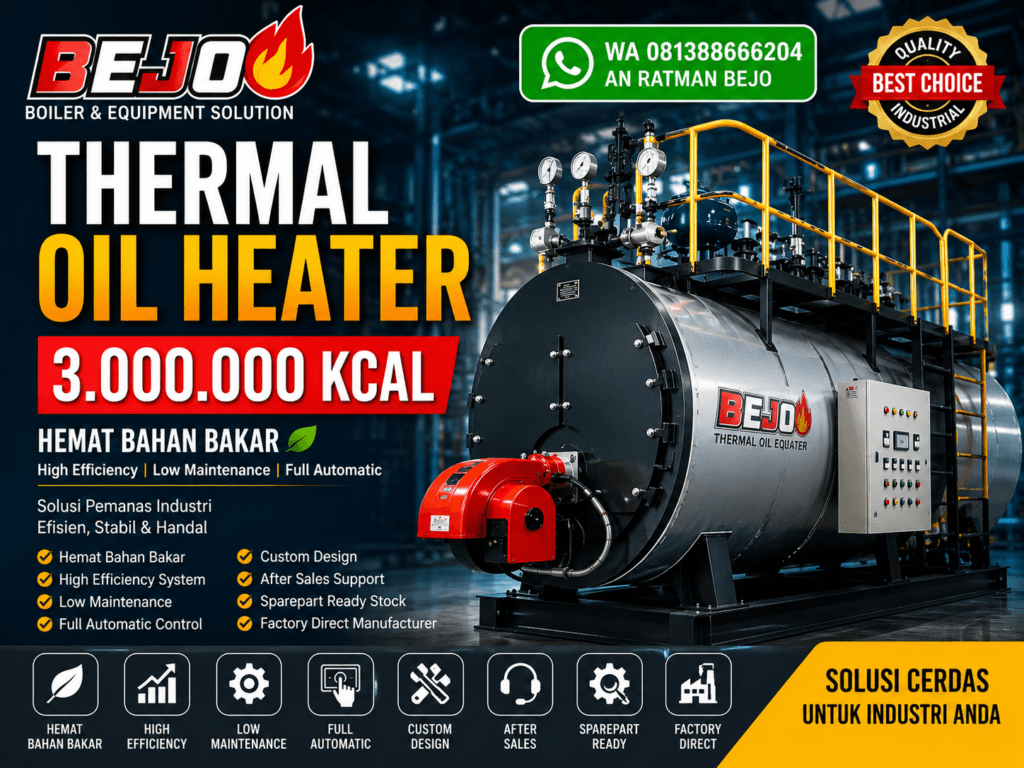 thermal oil heater 3000000 kcal