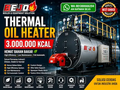thermal oil heater 3000000 kcal