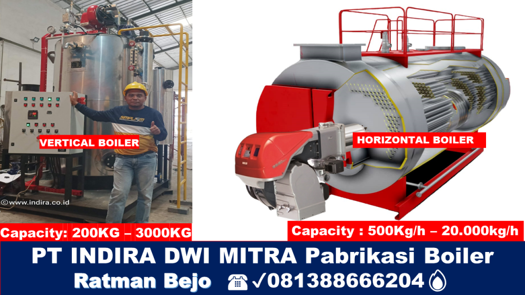 steam boiler buatan pt indira dwi mitra