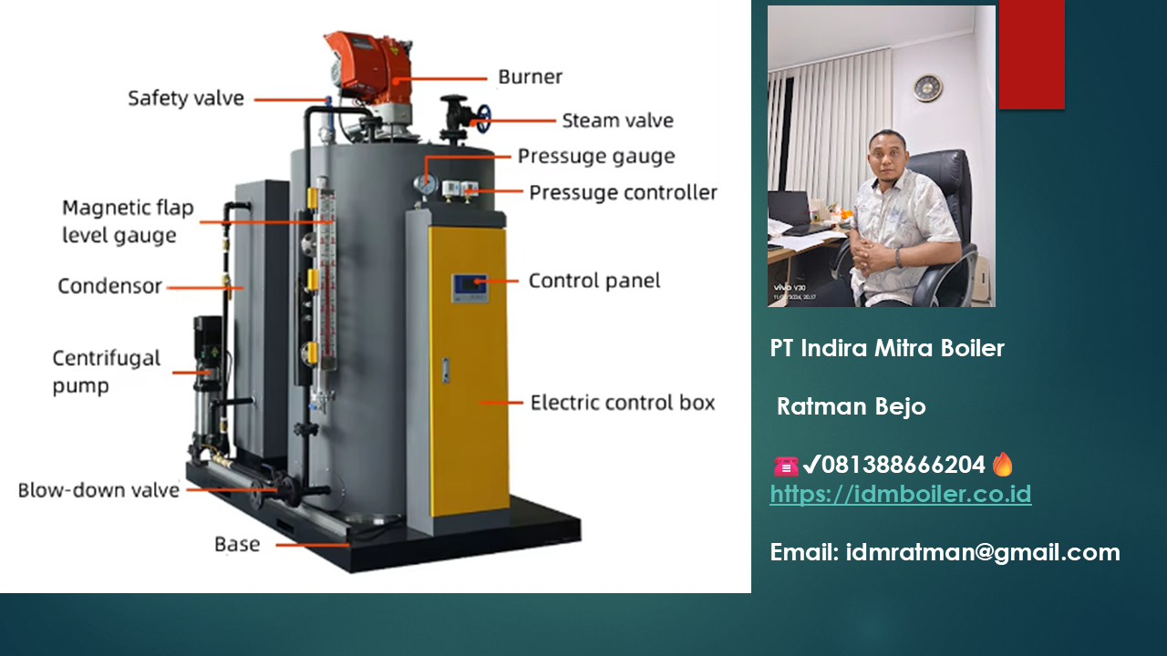 VERTICAL BOILER 1000KG PT INDIRA MITRA BOILER