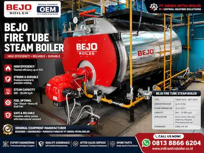 bejo fire tube steam boiler andal