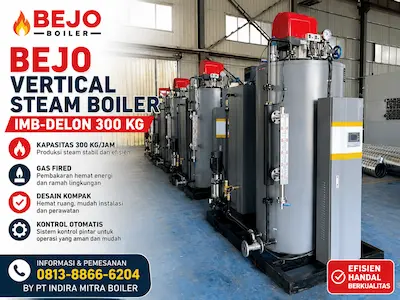 Bejo Vertical Boiler andal dan efisien energi